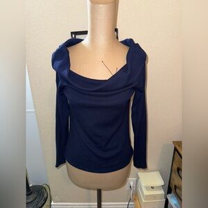 Women’s GAP Long Sleeve Off Shoulder Blouse Size Medium